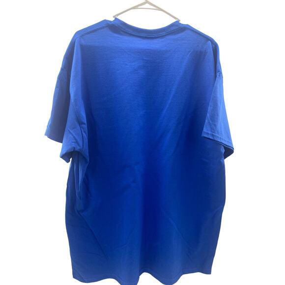 Disc Golf Shirt 99 PROBLEMS Disc Golf Custom Vinyl Logo XL T-Shirt Blue - Picture 6 of 7